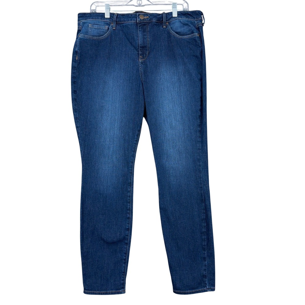 NYDJ Ami Skinny Women 16 Denim Blue Jeans Lift Tuck Technology